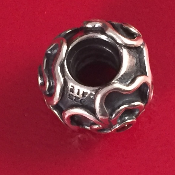 Authentic PANDORA SS Posey with Citrine CZ - Picture 5 of 5